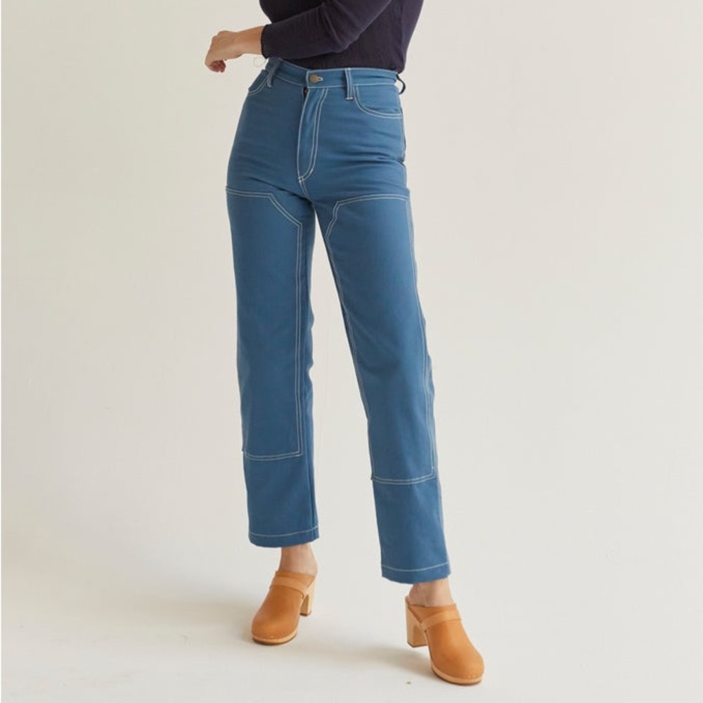 Lykke Wullf Workwear Jean in French Blue
